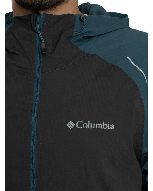 Columbia Blue Tech Ii Wind Full Zip Jacket for men