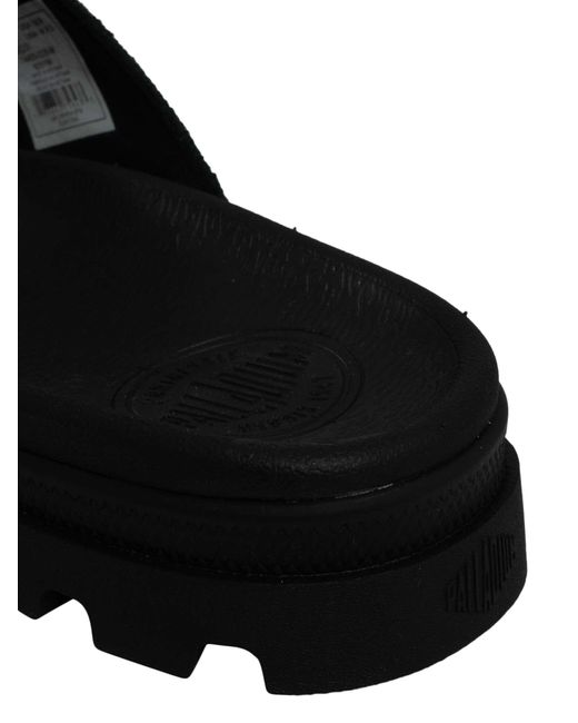 Palladium Black Dunelite Riviera Suede Sandals for men