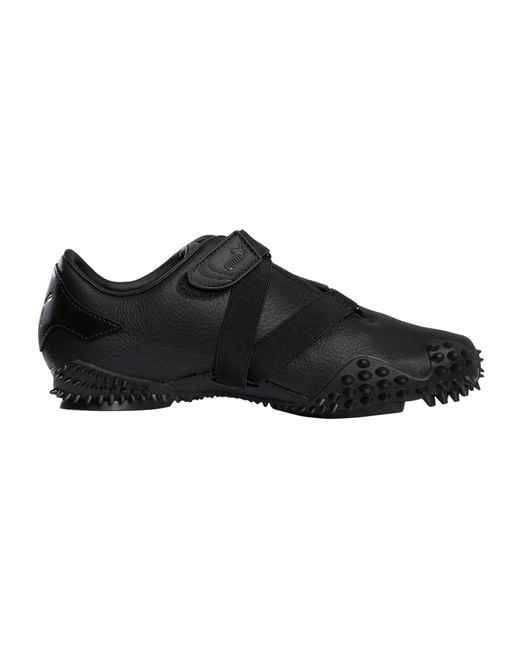 PUMA Black Mostro Leather Trainers for men