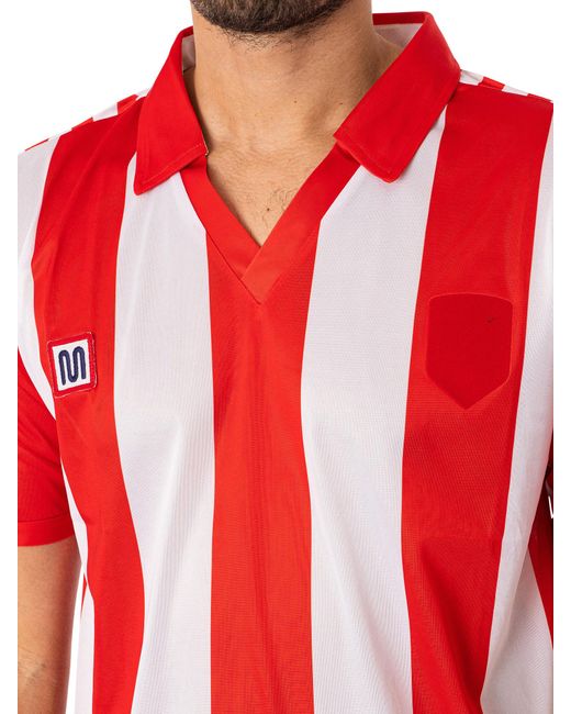 MEYBA Red Los Col Atletico Madrid Home 81-82 Shirt for men