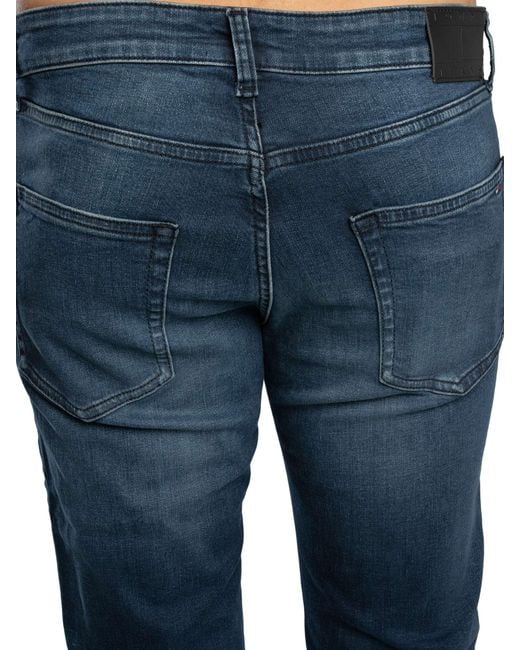 Tommy Hilfiger Blue Scanton Slim Jeans for men