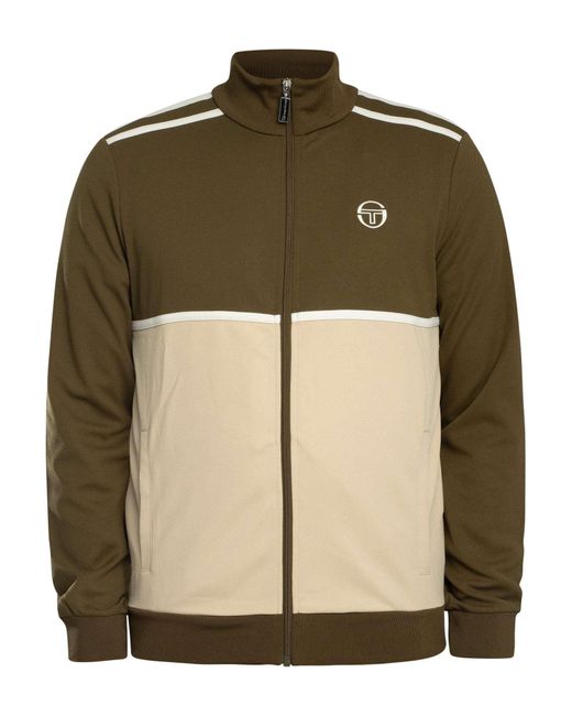Sergio Tacchini Green Locchi Track Jacket for men