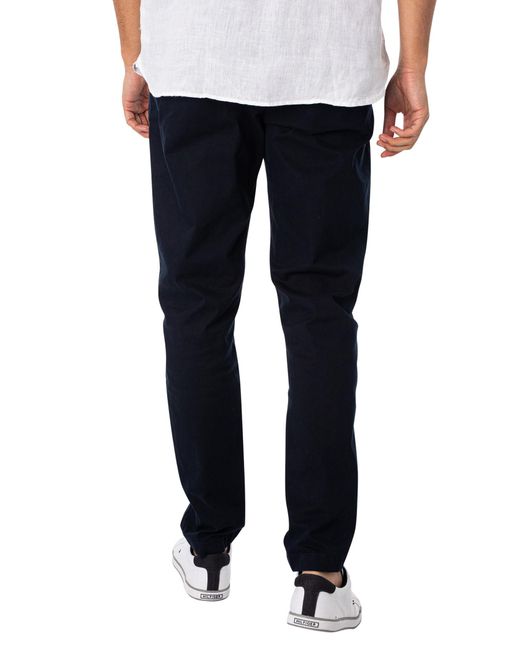 Tommy Hilfiger Black Harlem Chino Trousers for men