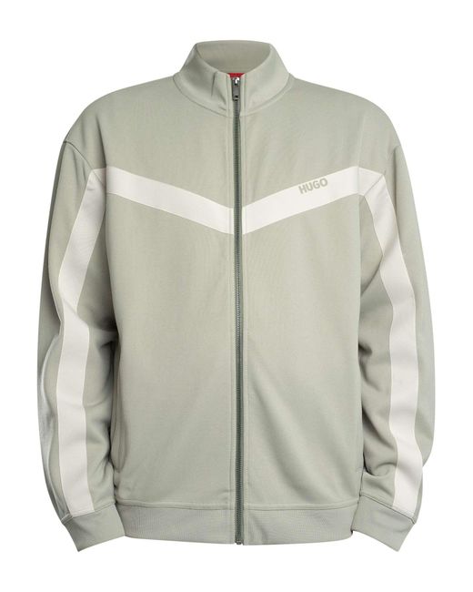 HUGO Gray Darti Track Jacket for men
