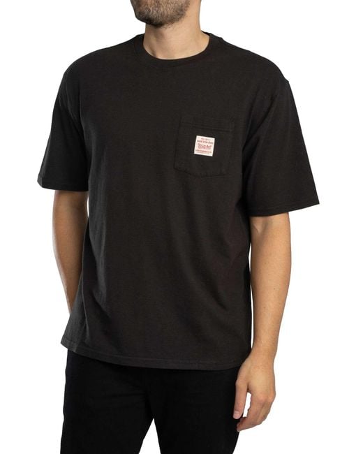 Levi's Black Workwear Pocket T-shirt for men