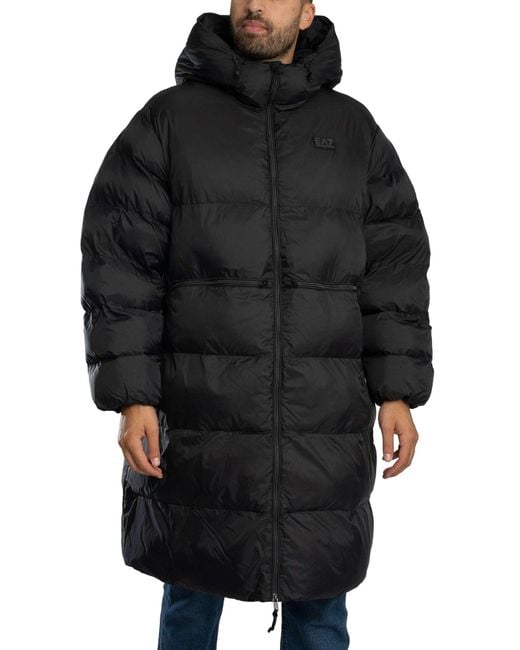EA7 Black Mountain Polar Parka Jacket for men