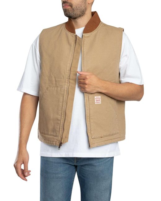 Levi's Blue Sansome Gilet for men