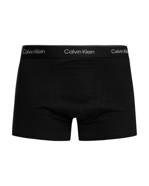 Calvin Klein Blue 3 Pack Icon Relaxed Fit Trunks for men
