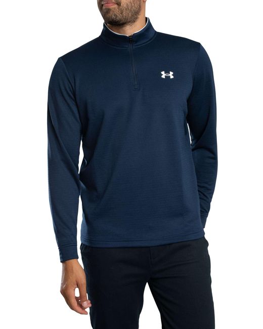 Under Armour Blue Golf Matchplay Zip Top for men
