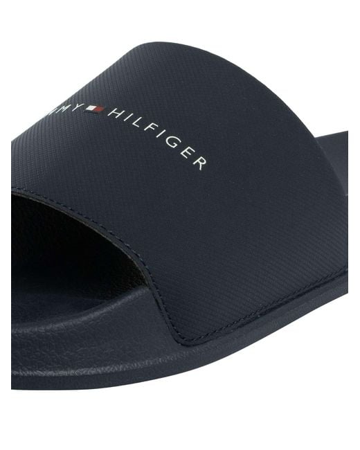 Tommy Hilfiger Blue Core Pool Sliders for men