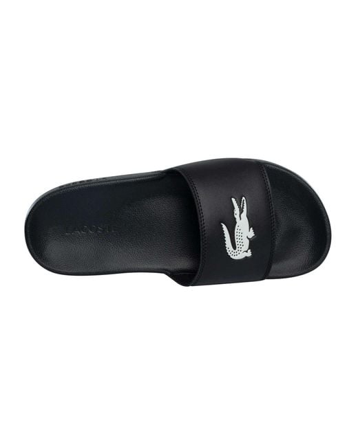 Lacoste Black Serve 0.0 125 1 Cma Sliders for men