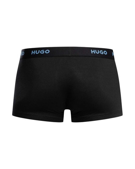HUGO Black 3 Pack Trunks for men