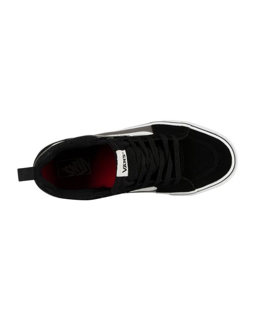 Vans Black Filmore Suede Canvas Trainers for men