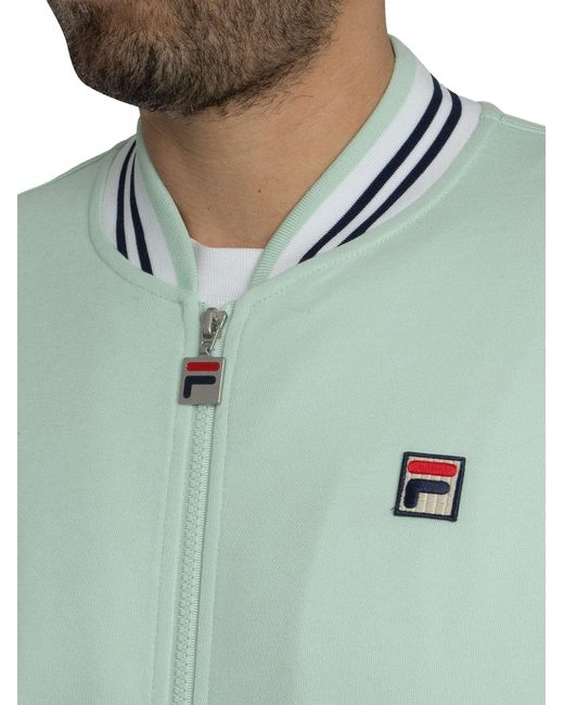 Fila Green Settanta Baseball Track Jacket for men