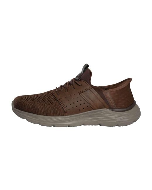 Skechers Brown Slip-ins Relaxed Garner Trainers for men