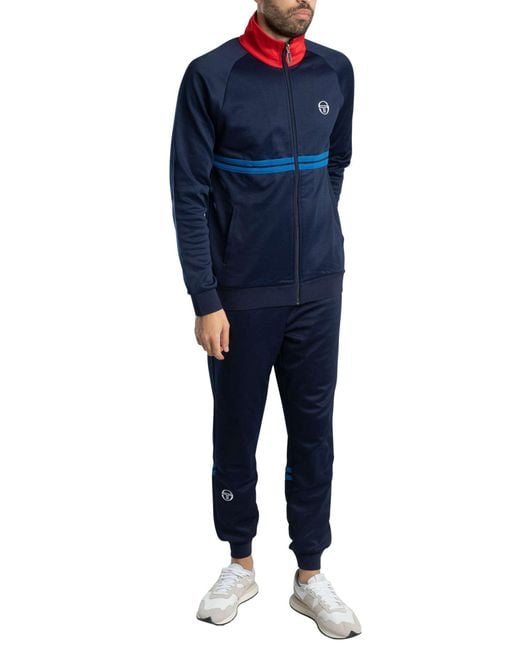 Sergio Tacchini Blue Dallas Track Joggers for men