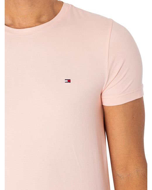 Tommy Hilfiger White Stretch Extra Slim T-shirt for men