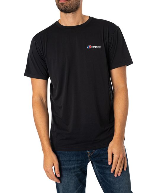 Berghaus Black Wayside Tech T-shirt for men