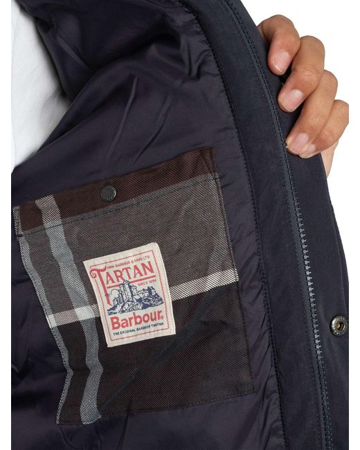 Barbour Blue Winter Chelsea Quilted Jacket for men