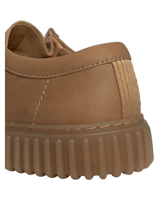 Clarks Brown Torhill Lo Leather for men