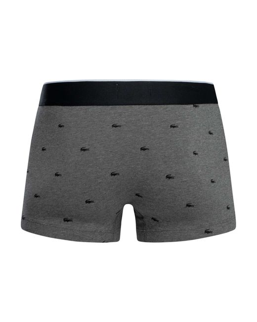 Lacoste Black 3 Pack Trunks for men