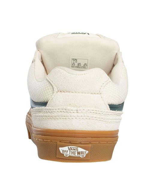 Vans White Caldrone Suede Trainers for men