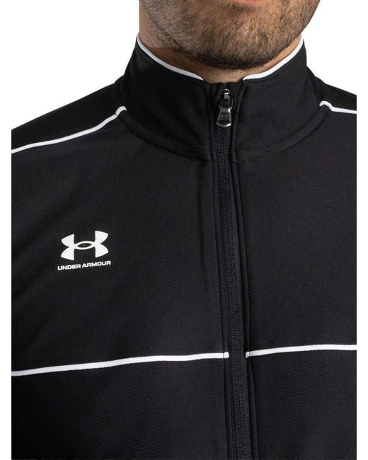 Under Armour Black Challenger Track Jacket for men