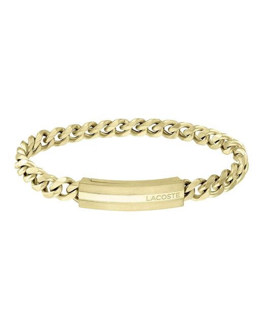 Lacoste Metallic Adventurer Collection Chain Bracelet for men
