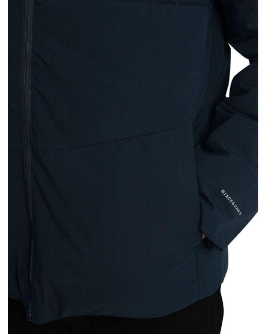 Jack & Jones Blue Global Puffer Jacket for men