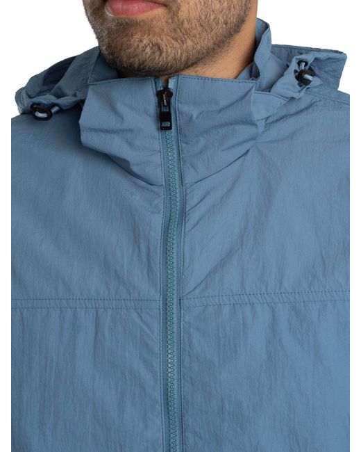 Lyle & Scott Blue Stow Away Jacket for men