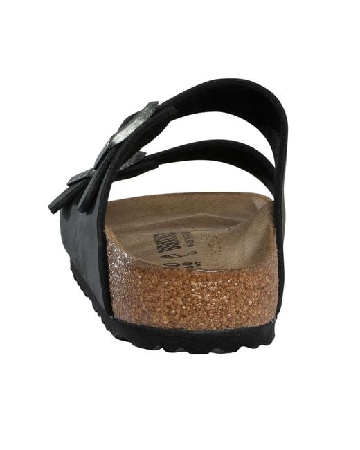 Birkenstock Black Arizona Natural Leather Oiled Sandals for men