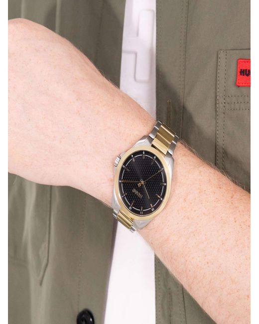 HUGO Metallic Seam Watch for men