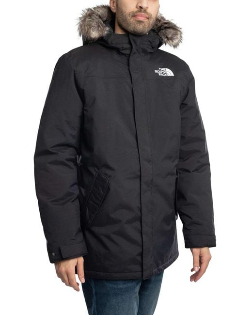 The North Face Blue Zaneck Parka Jacket for men
