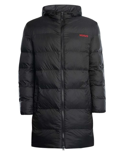 HUGO Gray Mati2441 Puffer Jacket for men