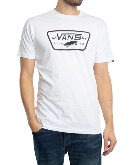 Vans White Full Patch T-shirt for men