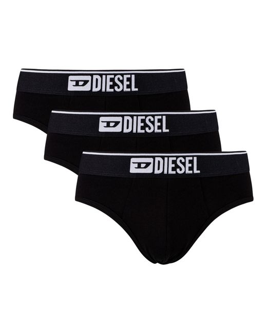 DIESEL Black 3 Pack Andre Briefs for men