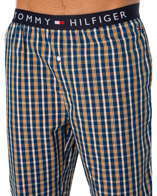 Tommy Hilfiger Gray Woven Printed Pyjama Bottoms for men