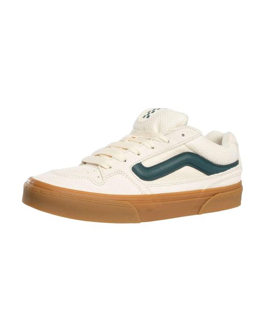 Vans White Caldrone Suede Trainers for men