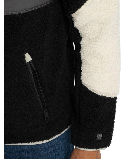 Napapijri Black Yupik Fleece Jacket for men