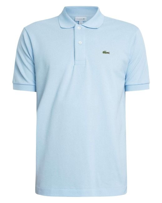 Lacoste Blue Classic Fit Original Pique Polo Shirt for men