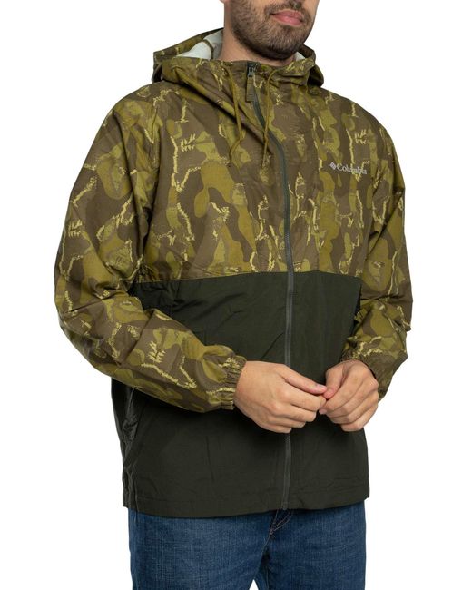 Columbia Green Spire Valley Novelty Windbreaker Jacket for men