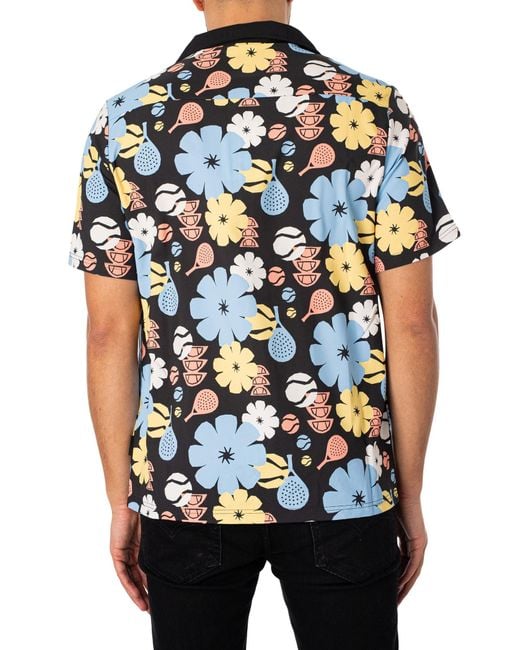 Ellesse Multicolor Lumi Pattern Short Sleeved Shirt for men