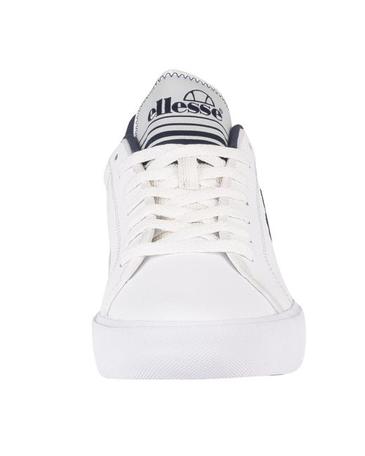 Ellesse White Taggia Leather Trainers for men