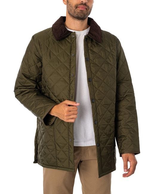 Barbour Green Liddesdale Quilted Jacket for men