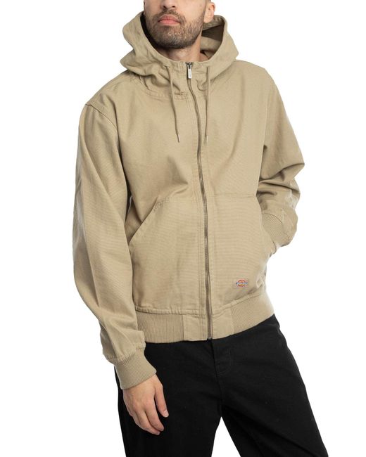 Dickies Natural Duck Canvas Unlined Hooded Jacket for men
