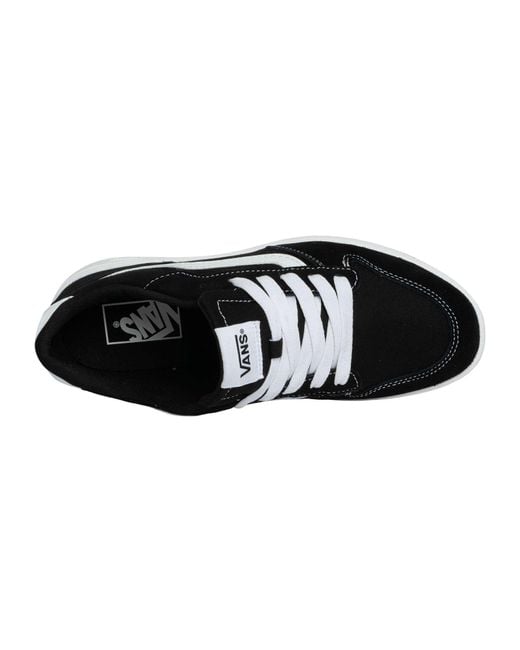 Vans Black Ryland Suede Canvas Trainers for men