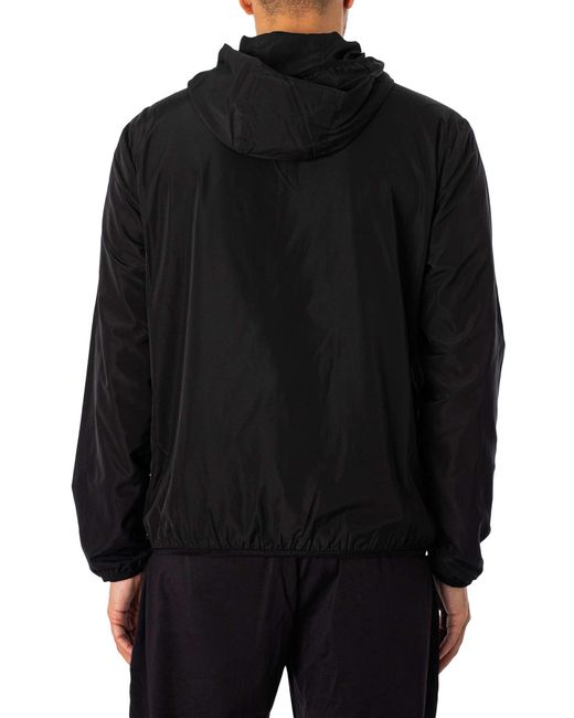 EA7 Black Logo Lightweight Jacket for men
