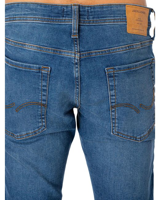 Jack & Jones Blue Glenn Original 223 Slim Jeans for men