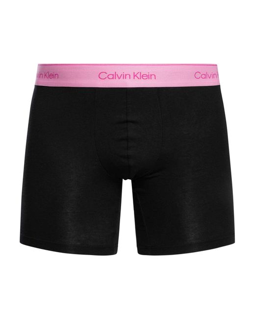 Calvin Klein Black 5 Pack Icon Boxer Briefs for men