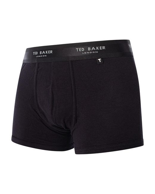 Ted Baker Black 3 Pack Trunks for men